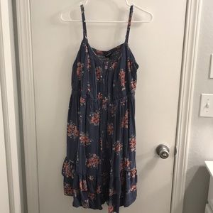 Torrid size 1 blue floral dress
